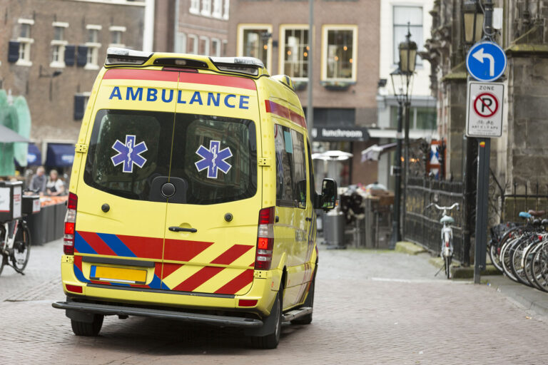 Ambulance on the street