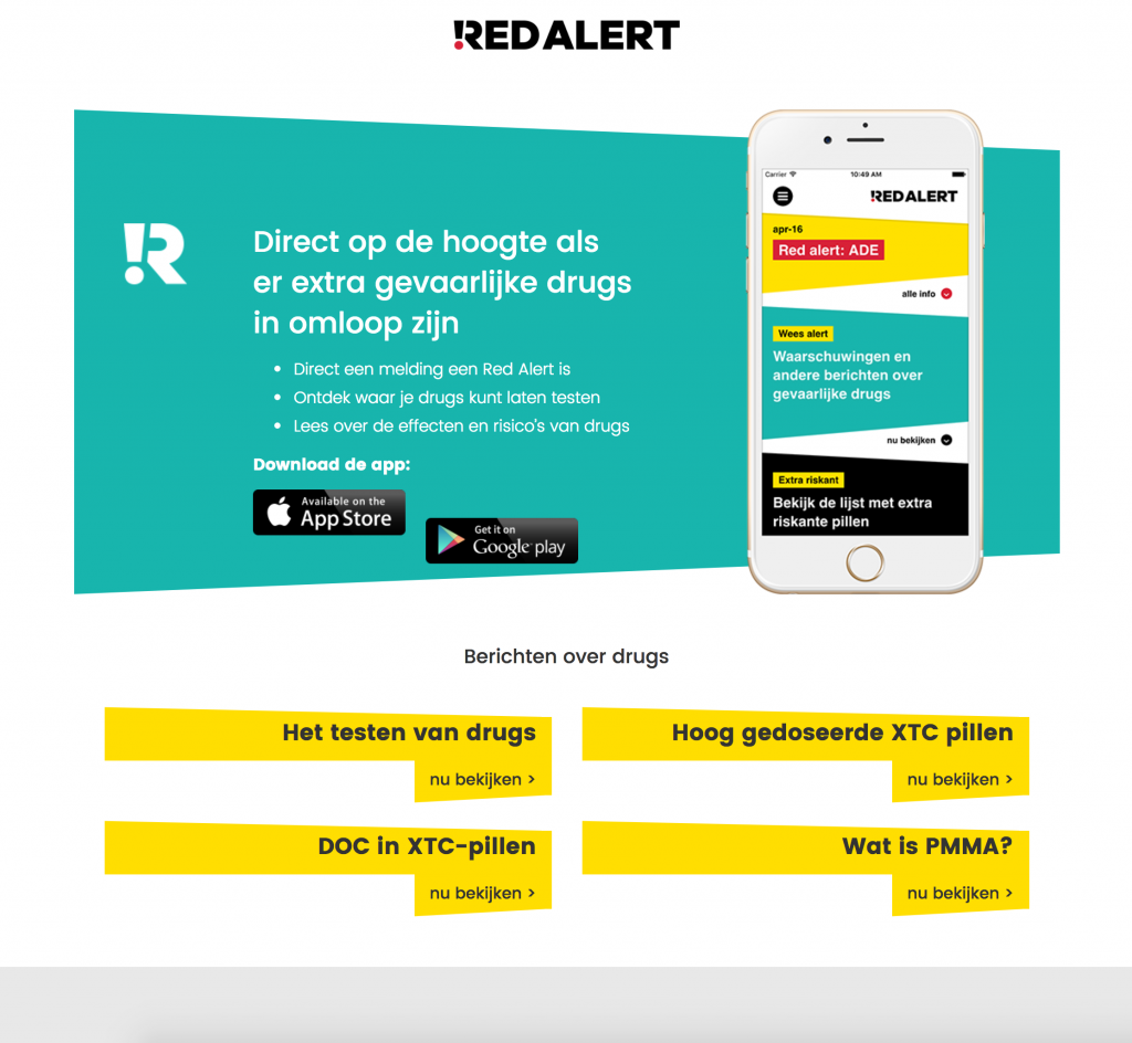 De Red Alert app is vernieuwd!